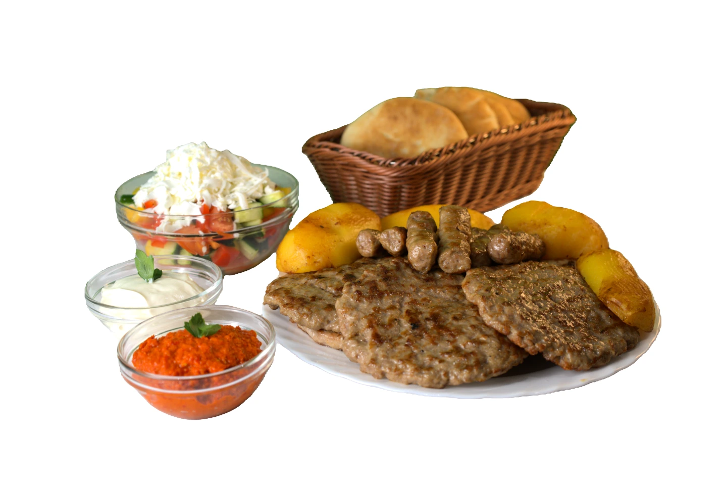 GEMISCHTE GRILLPLATTE MIT BRATKARTOFFELN UND SALAT2